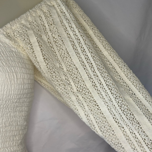 🌸 Jen’s Pirate Booty Off-Shoulder Smocked Top – Size XS – Ethereal Boho Dreams - Picture 3 of 5